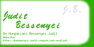 judit bessenyei business card